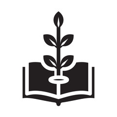 Knowledge Growth Education Glyph Icon