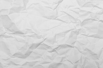 White Paper Texture background. Crumpled white paper abstract shape background with space paper recycle for text