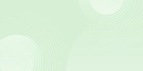 Minimalist soft Abstract Background in Gradient green and white Tones with Circles. Circle effect style geometric, abstract background. eps 10