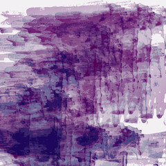 Abstract pink and purple watercolor paint texture on a vintage brown canvas with a dark, grungy effect