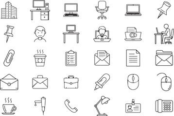 office and business icons