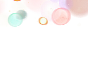 Bokeh dust overlay effect on transparent background