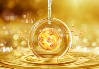 gold bubble molecule