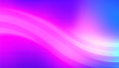 Fototapeta premium Vibrant Neon Gradient: Electric Blue, Pink, and Purple