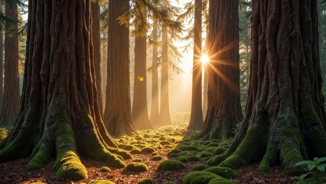 Close up of the natural landscape of the forest - Powered by Adobe