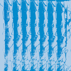 Seamless vector pattern with winter trees and branches, a cold blue design perfect for fabric, wallpaper, or paper textures