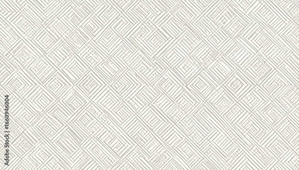 Aufkleber Abstract textured background with intricate geometric patterns in shades of beige and cream suitable for design projects and artistic displays