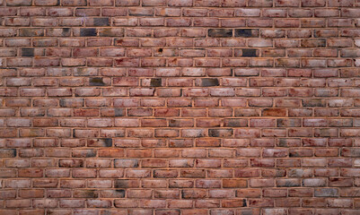 Brick wall texture. Textured background of brick wall. Clinker brick. Wall from brick background. Grunge, wall pattern. Wallpaper bricks texture.