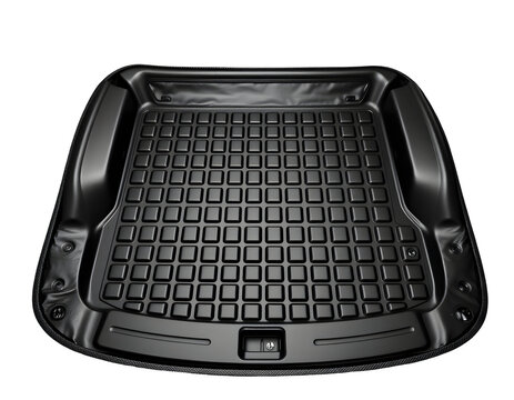 Black Car Trunk Mat - All-Weather Protection