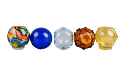 Assortment of Ornate Spherical Objects with Unique Textures and Designs