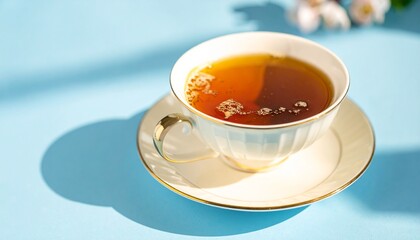 cup of tea with lemon