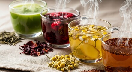 Aromatic Herbal Teas: A Collection of Soothing Beverages