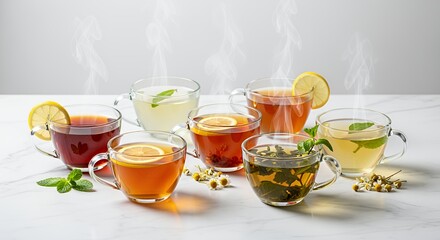 Aromatic Assortment of Hot Teas