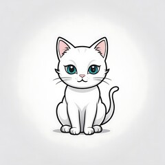 vector illustration of a cat