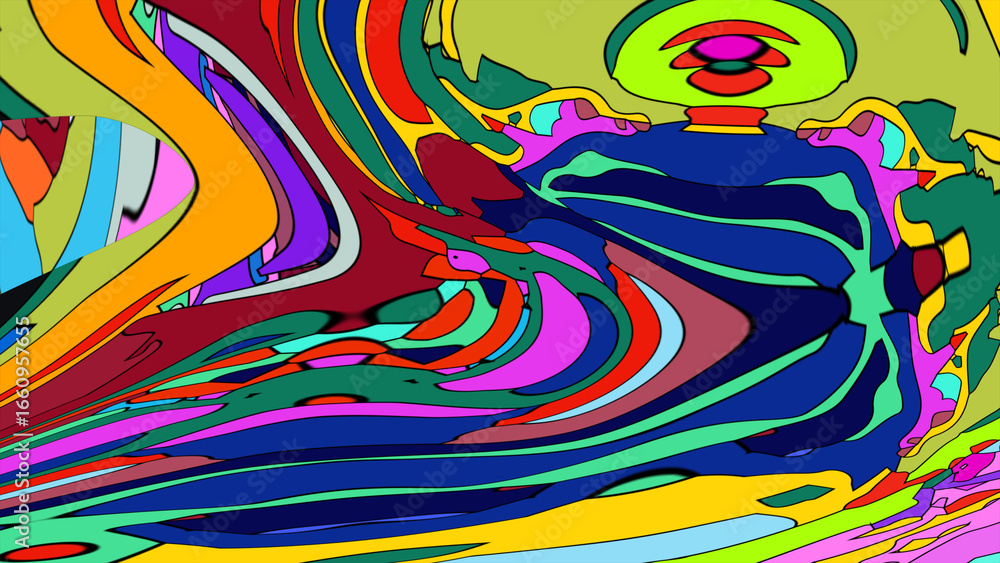 Poster abstract colorful background with lines