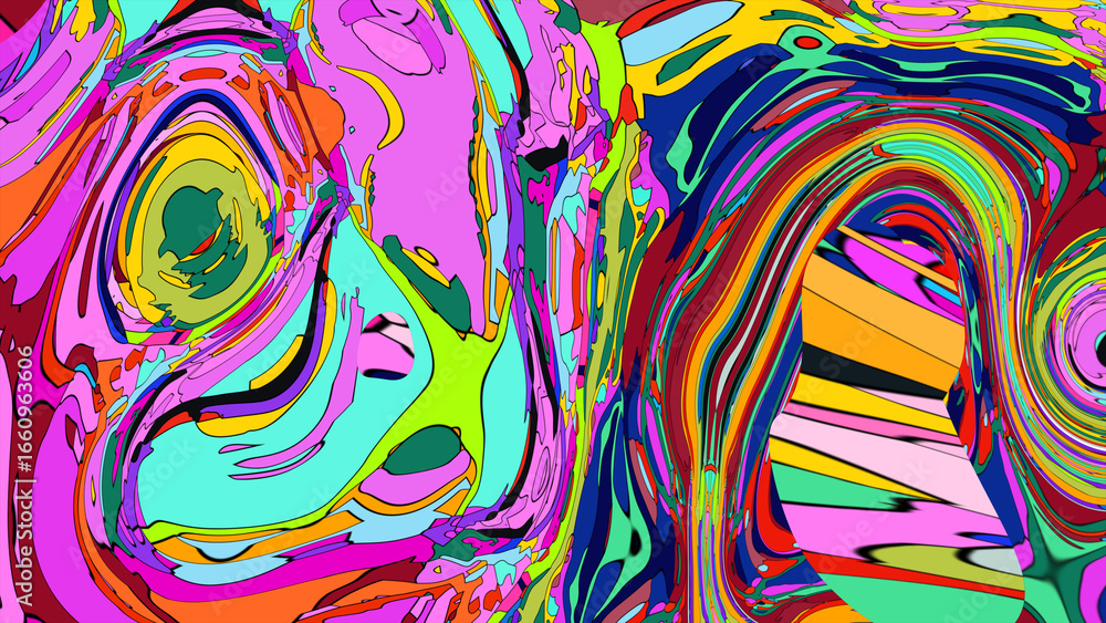 Poster abstract colorful background with lines