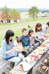 家族でBBQ
