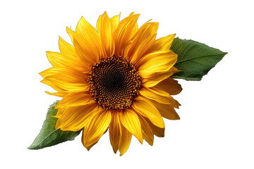 Obraz premium Close-up vibrant sunflower, dark background