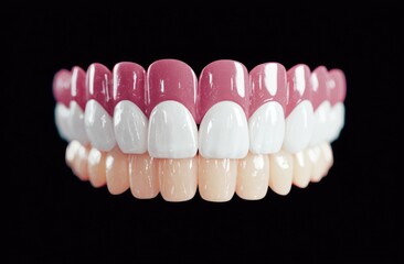 Obraz premium 3D model of a perfect smile