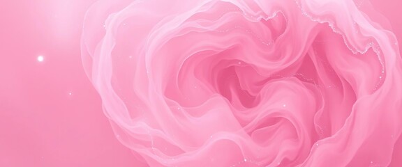 Abstract swirling nebula of soft pink hues, textured and dreamy,  beauty,  space
