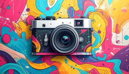 vintage photo camera