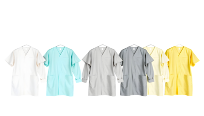 Assorted Medical Scrubs A Collection of Uniforms