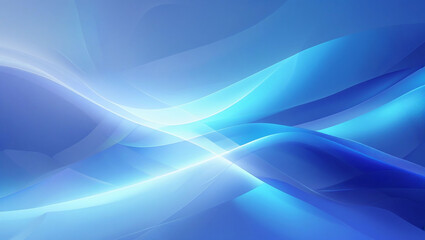 Fototapeta premium Blue abstract background wallpaper design light color gradient modern smooth wave pattern graphic art