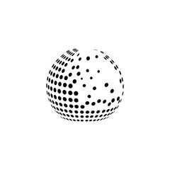 abstract sphere vector