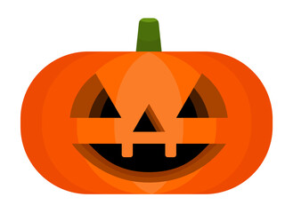 顔が彫られたカボチャ