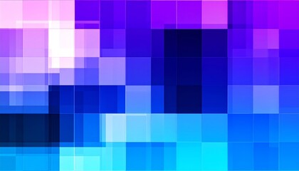 Abstract pixelated color blocks