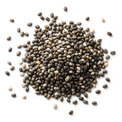 Dried chia seeds are tiny, nutrient-rich superfoods packed with fiber, omega-3s, and protein,