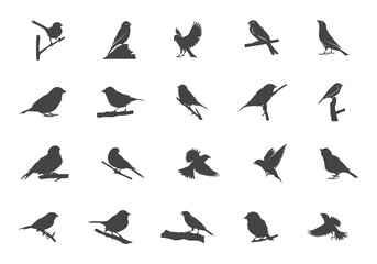 Sparrow silhouette, Sparrow svg, Flying sparrow silhouette, Flying sparrow svg, Sparrow birds svg, Sparrow clipart, Sparrow vector.