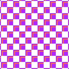 The bold purple squares are contrasted with hot pink and orange L-shapes, creating a dynamic and energetic visual. Perfect for modern, eye-catching design projects.