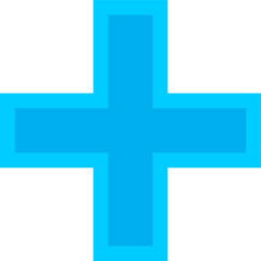 Obraz premium Medical icon blue color