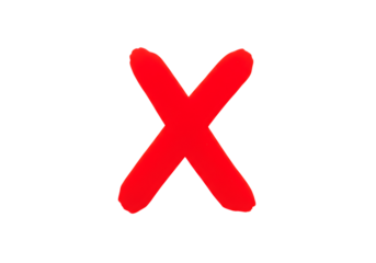 red cross mark