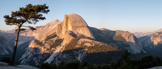 sunrise in the mountains