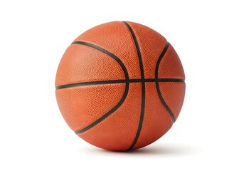 Fototapeta premium Basketball on White Background