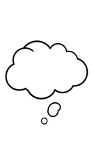 Simple thought bubble