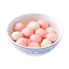 Tangyuan (Chinese sweet dumpling), Glutinous rice ball in syrup, Dessert celebrated in mid autumn lantern festival or new year