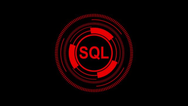 4K Abstract Visualization of SQL Language, Relational Databases, and Data Querying