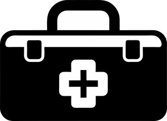 EMT or First Responder Bag Silhouette