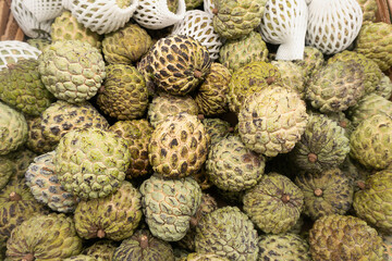 Fototapeta premium Custard apples at market 