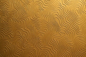 Fototapeta premium Gold topographic line contour