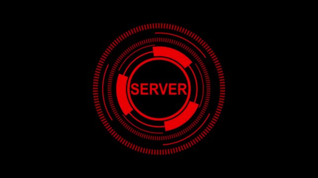 4K Abstract Visualization of Server, Network Services, and Scalable Digital Infrastructure