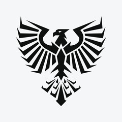 Stylized bird illustration with vibrant color palette