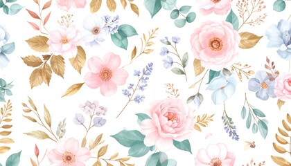 Delicate floral pattern