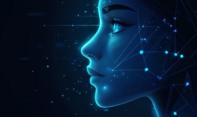 Advanced machine learning and robot self-recognition concept. A robot engaged in self-awareness with artificial intelligence, symbolizing the smart, innovative future of autonomous, Generative AI