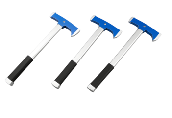 Ice Axes Set of Three on Transparent Background
