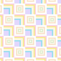 A charming, modern seamless pattern with a clean checkered layout.
