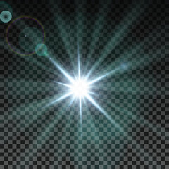 Bright Light Explosion: A vibrant burst of pure energy radiates outwards, captured with precision, its intensity undiminished. The luminous core is accentuated by beams.